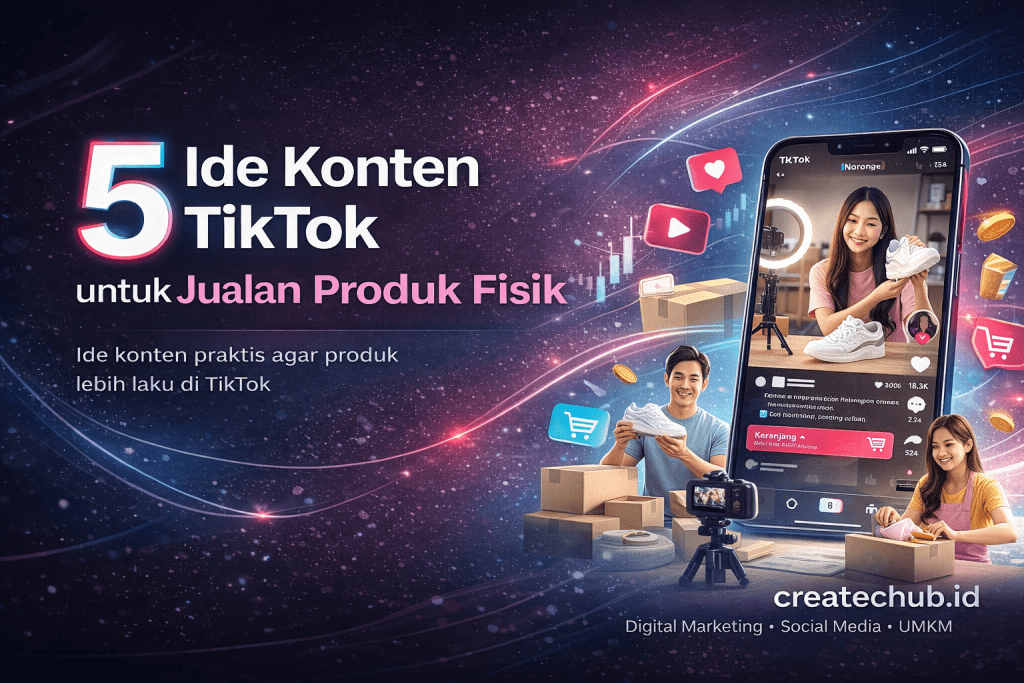 ide konten TikTok untuk jualan produk fisik